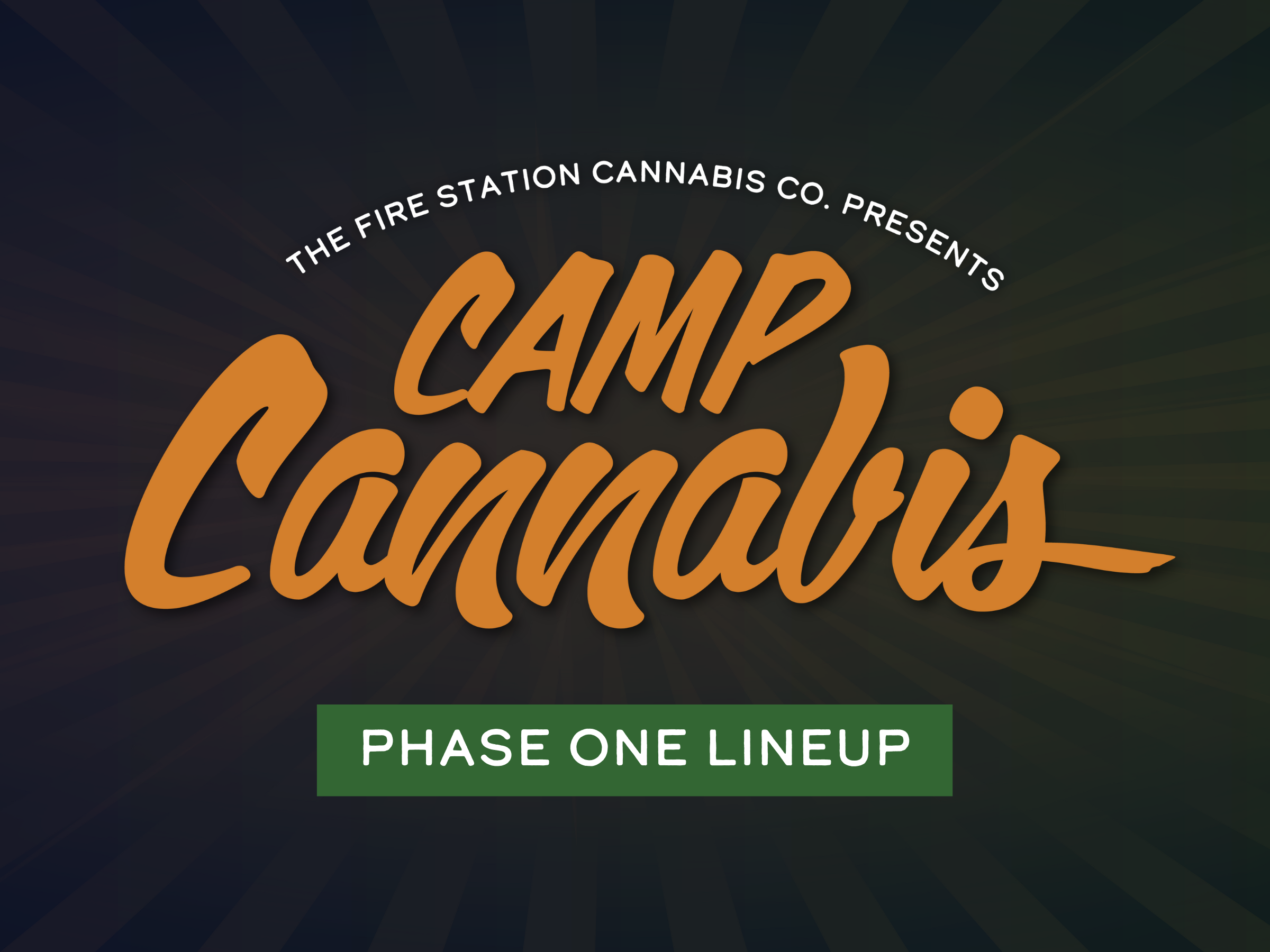 Camp Cannabis Phase One LineUp