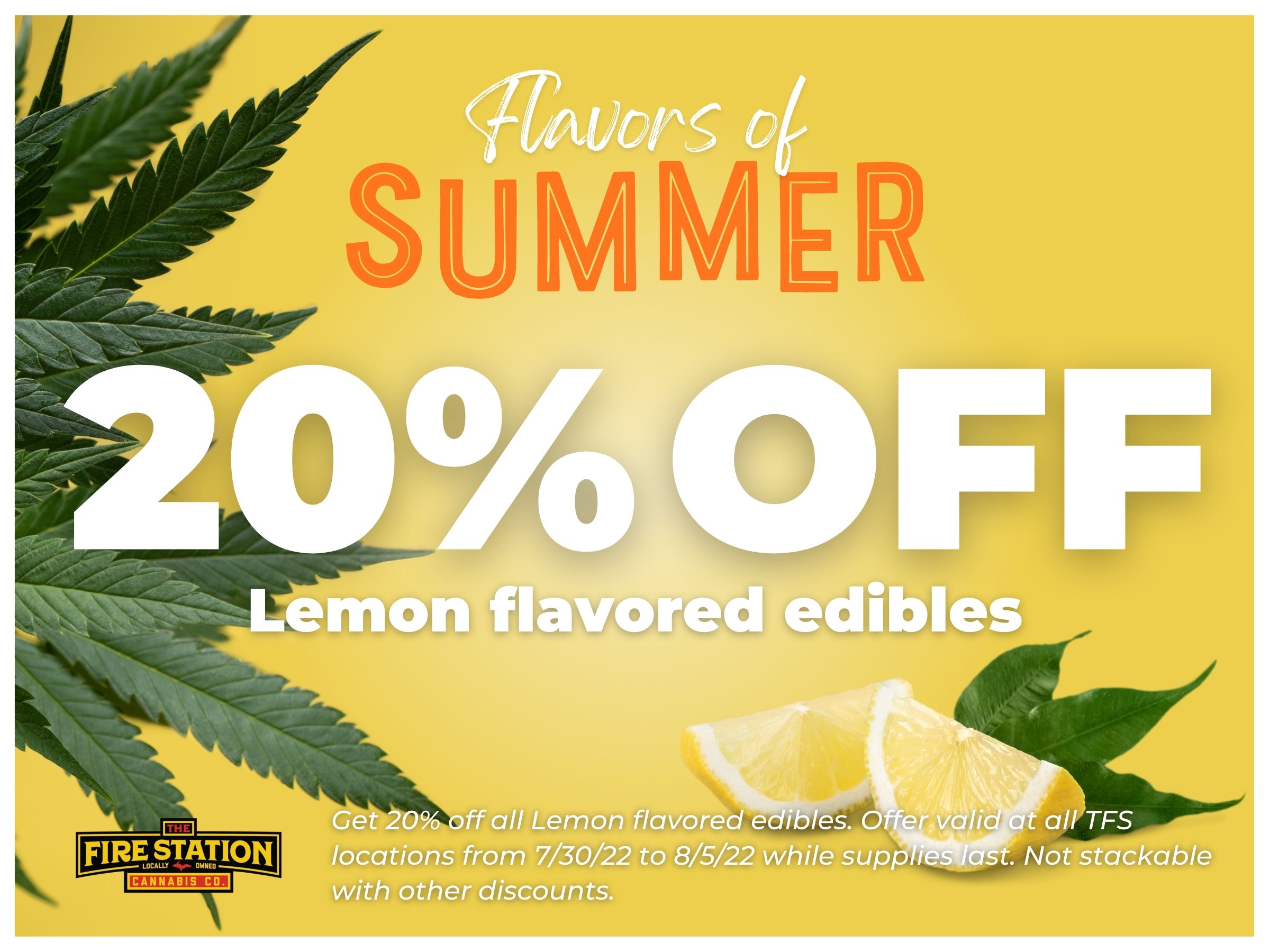 Flavors of Summer Sale - Lemon