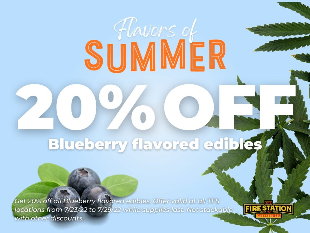Flavors of Summer Sale on Edibles at The Fire Station Cannabis Company