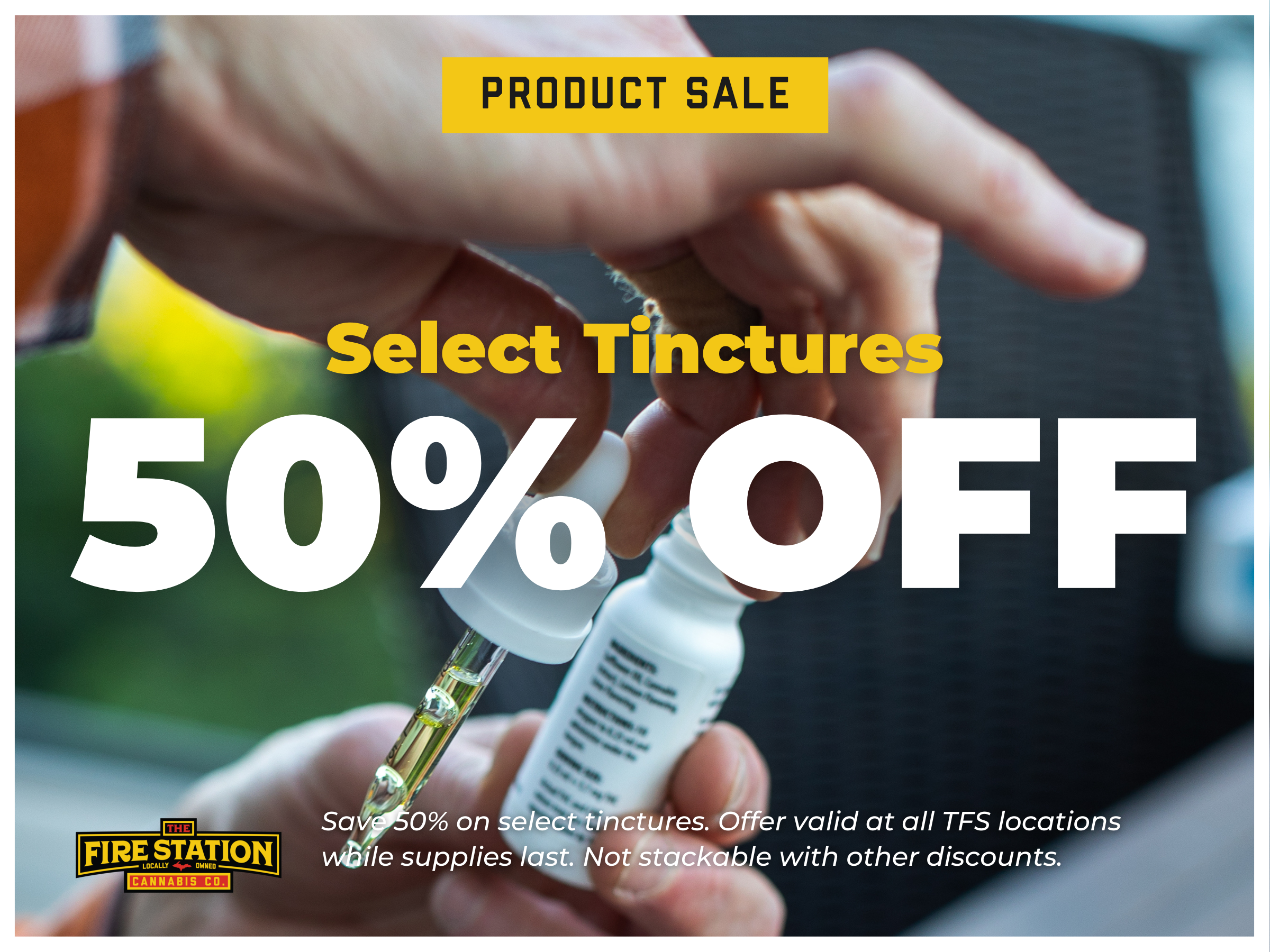 Product Sale: 50% off Select Tinctures
