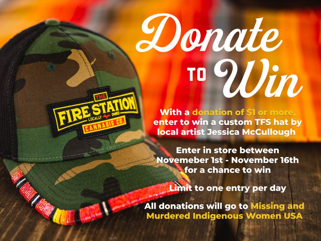Donate to win a custom The Fire Station hat made my local artist Jessica McCullough