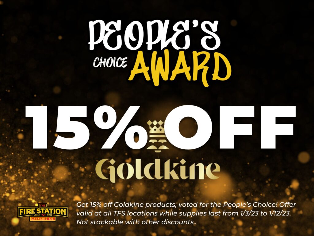 Get 15% off Goldkine products, voted for the People’s Choice! Offer valid at all TFS locations while supplies last from 1/3/23 to 1/12/23. Not stackable with other discounts..