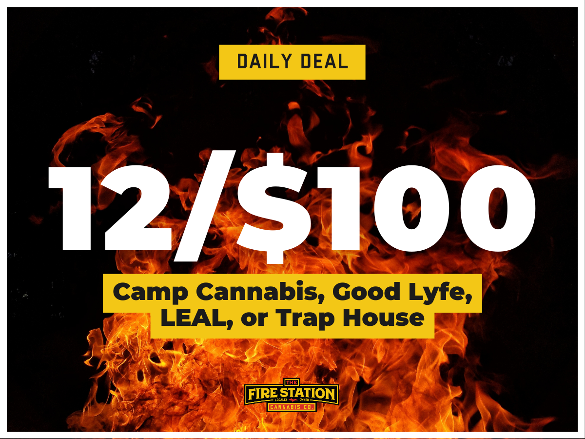 Get 12 Camp Cannabis, Good Lyfe, LEAL, or Trap House cartridges for $100