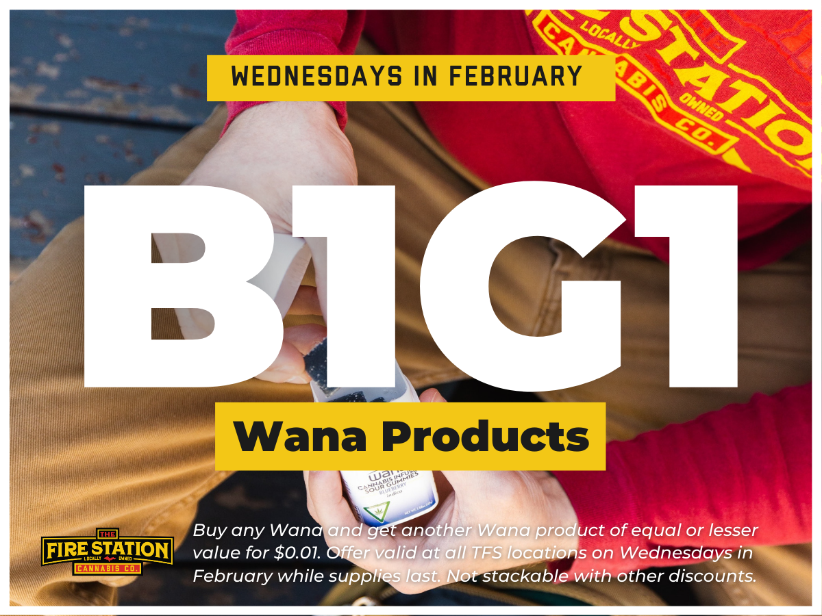 BOGO Wana Wednesdays - All locations throughout Feb