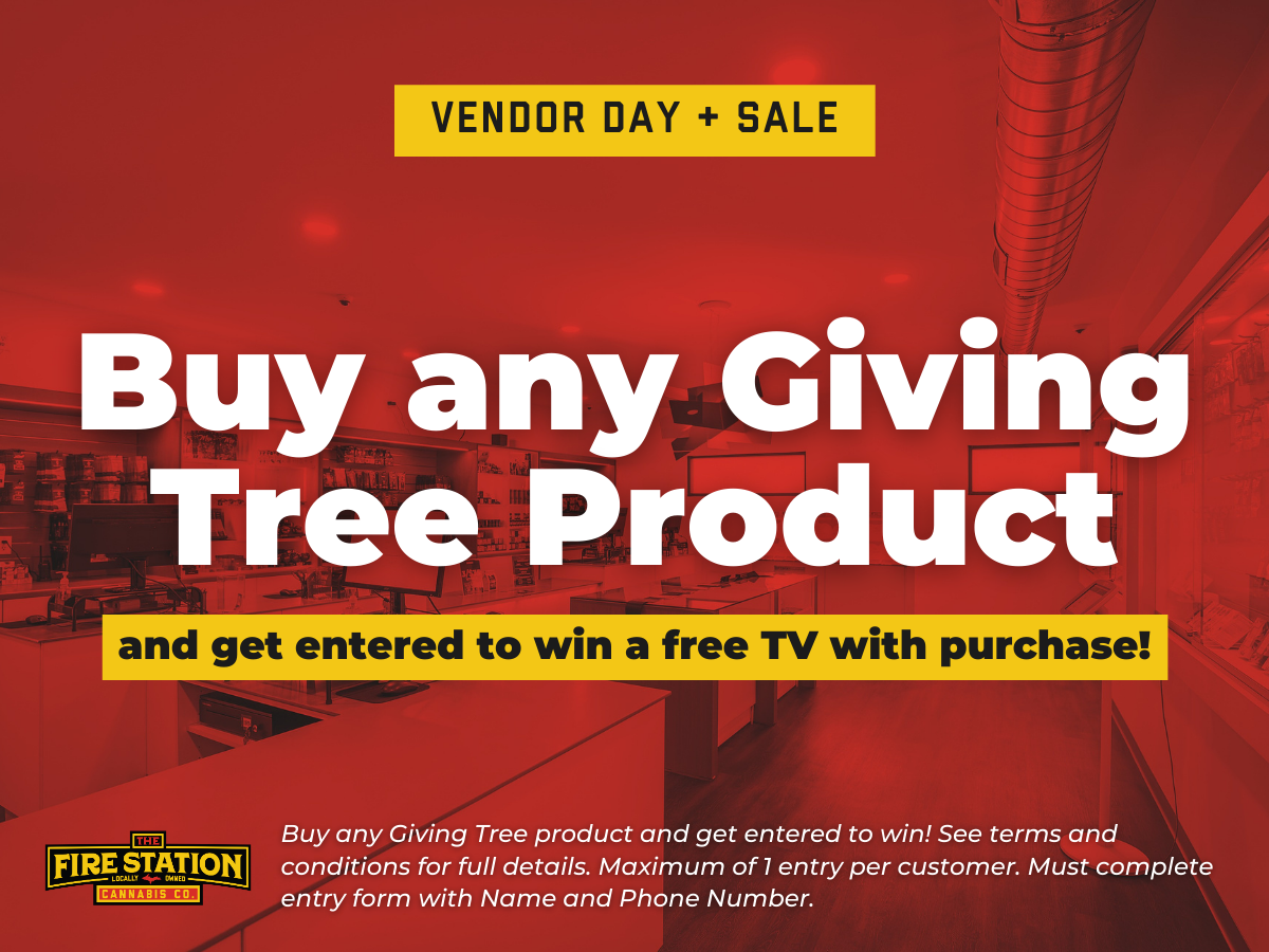 Buy any Giving Tree Product and get entered to win a free TV! See terms and conditions for full details. Maximum of 1 entry per customer.