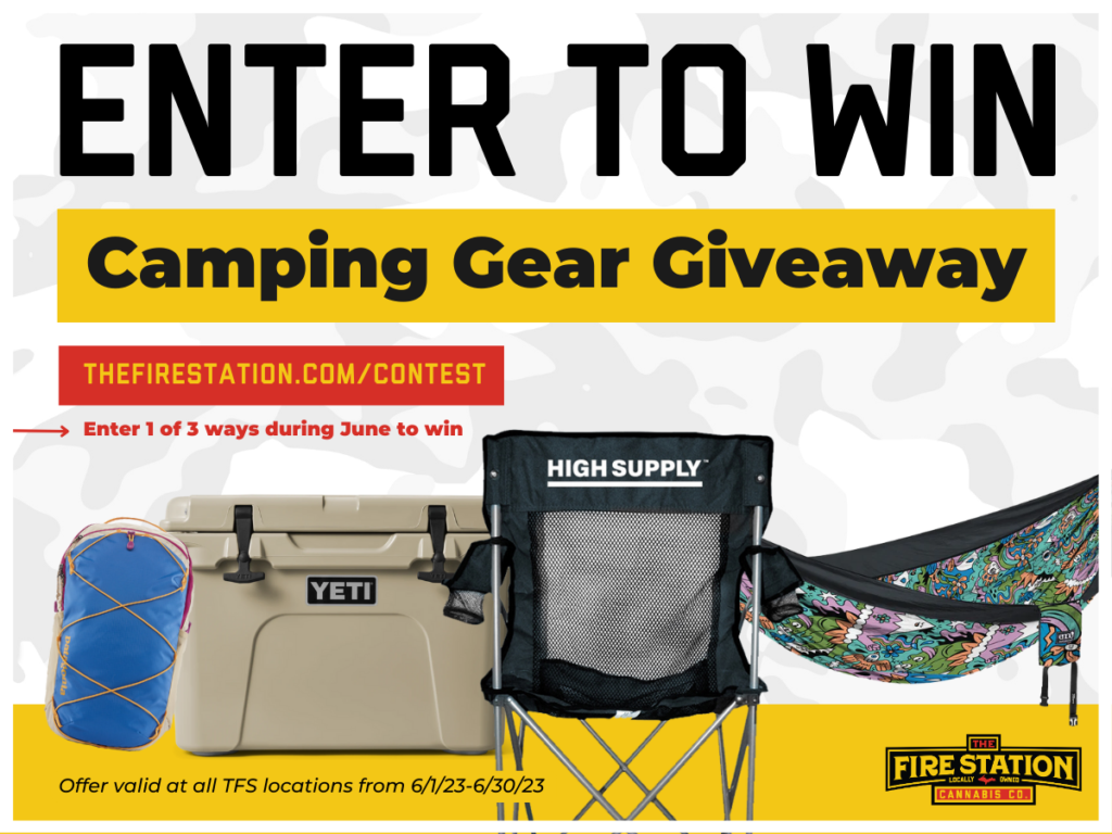 Enter to Win camping gear giveaway