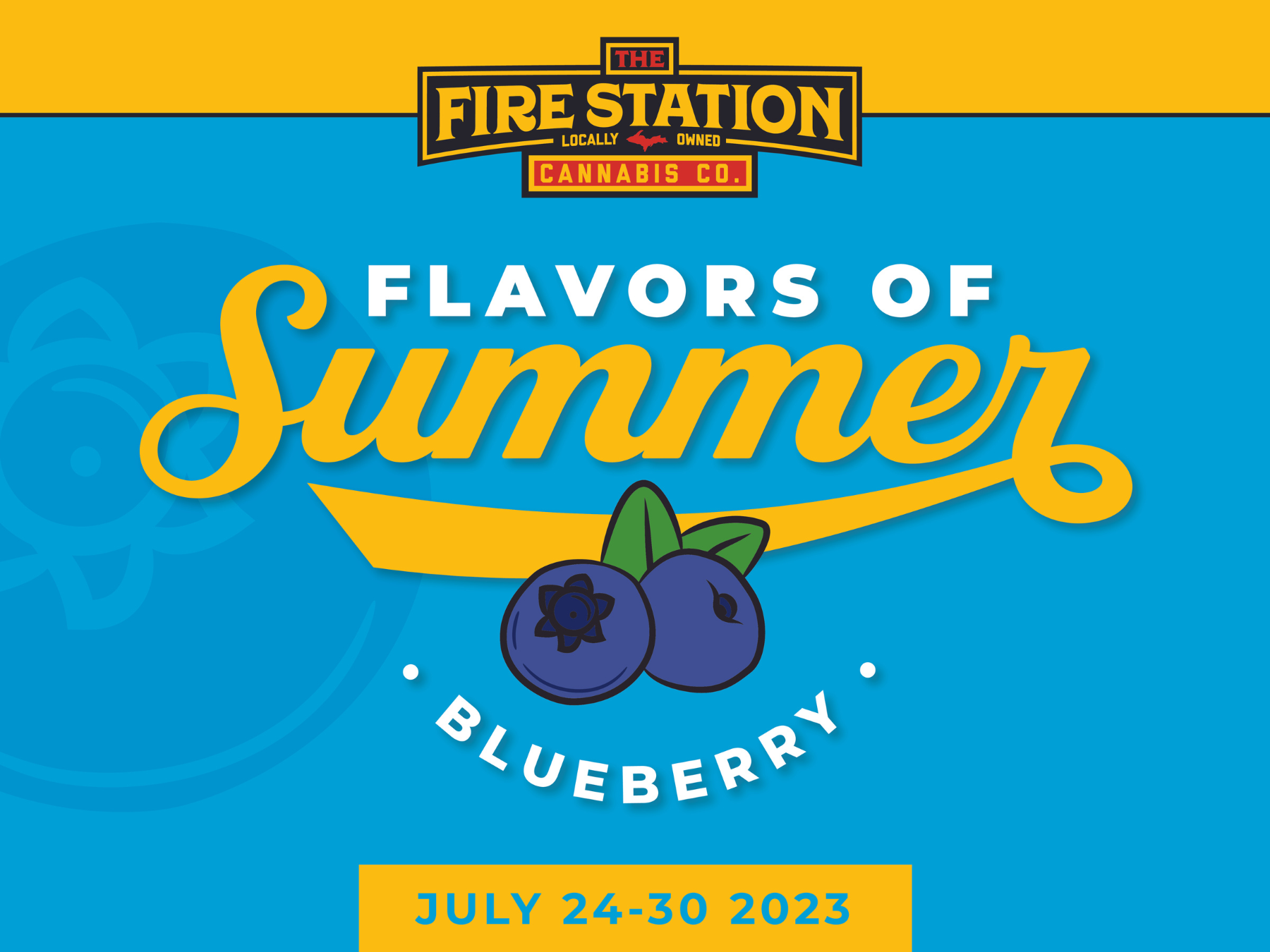 Shop blueberry in The Fire Station's Flavor of Summer sale on edibles.