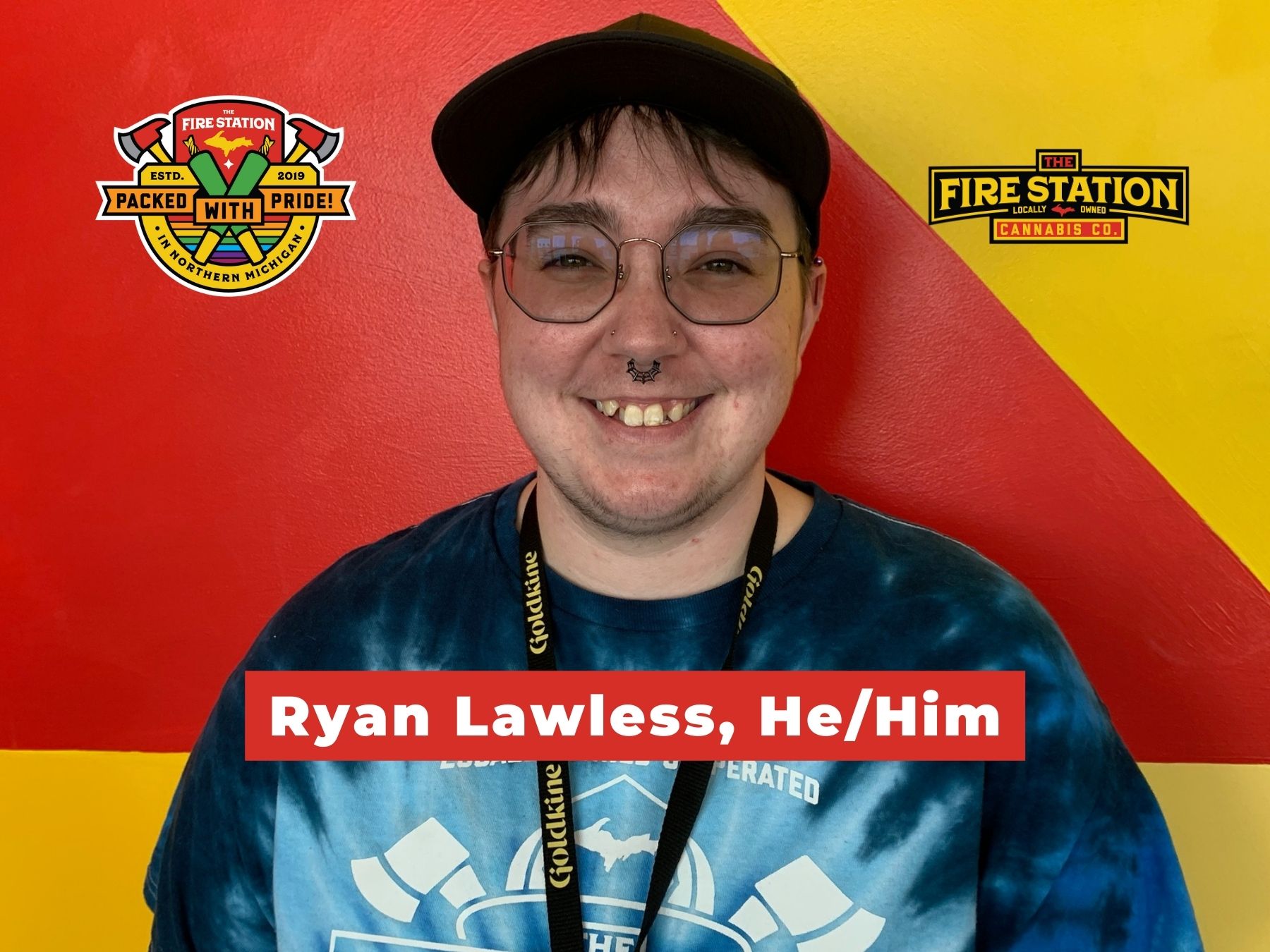 The Fire Station celebrates Pride Month and features Ryan Lawless He/Him, budtender at TFS Sault Ste. Marie