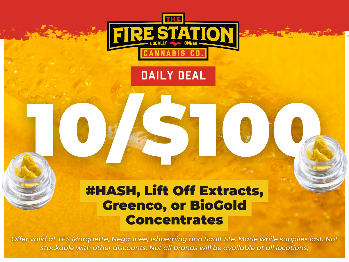 Daily Deal – 10/$100 Concentrates