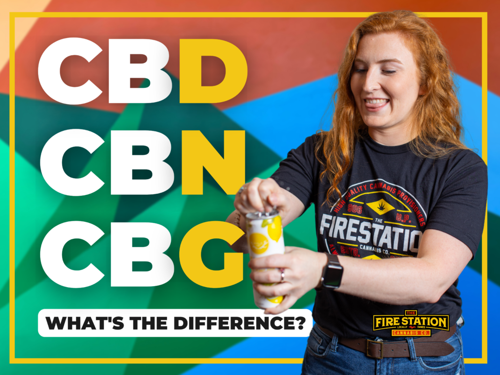 CBD, CBN, CBG. What's the difference?