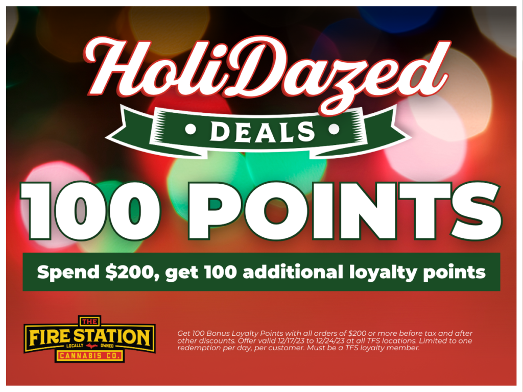 Get 100 Bonus Loyalty Points with all orders of $200 or more before tax and after other discounts. Offer valid 12/17/23 to 12/24/23 at all TFS locations. Limited to one redemption per day, per customer. Must be a TFS loyalty member.