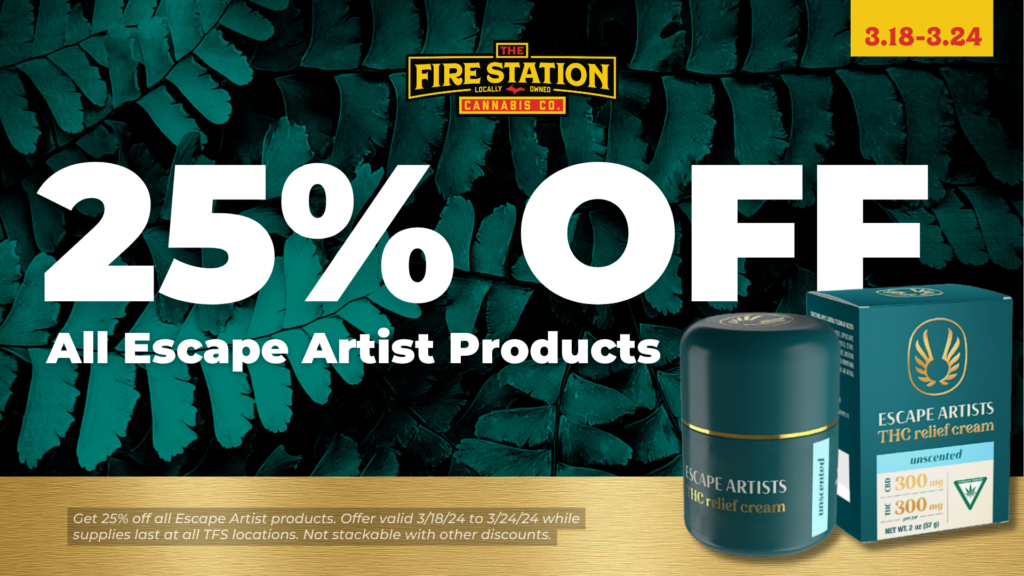 Get 25% off all Escape Artist products. Offer valid 3/18/24 to 3/24/24 while supplies last at all TFS locations. Not stackable with other discounts.