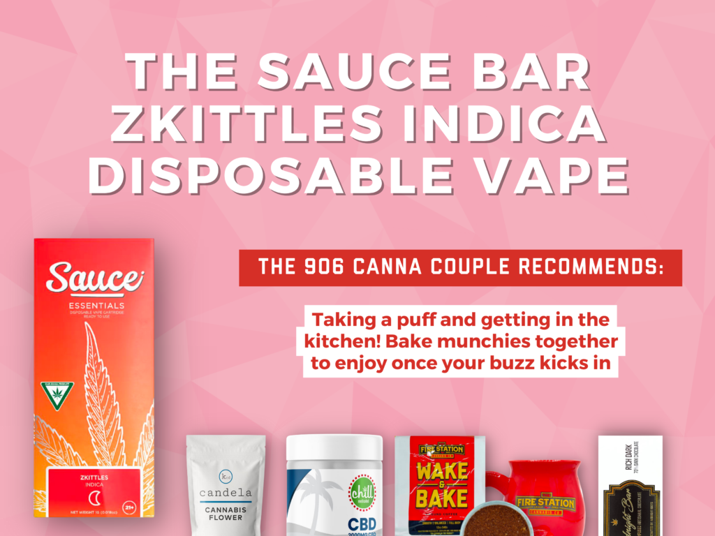 The Sauce Bar Zkittles Indica Disposable Vape Pen at The Fire Station Cannabis Company
