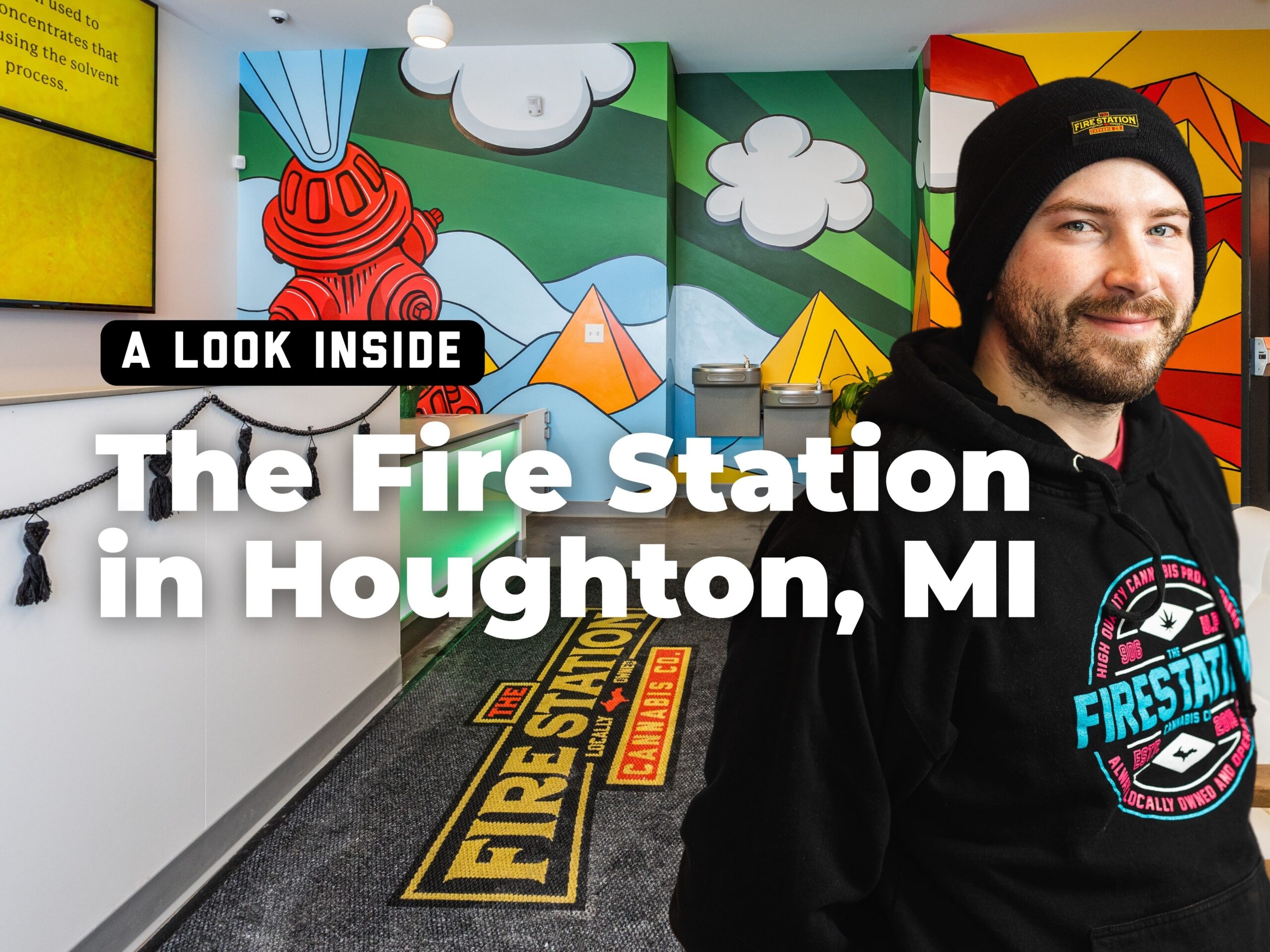 A Look Inside The Fire Station Cannabis Co. in Houghton, Michigan. TFS is a Michigan-based cannabis dispensary.