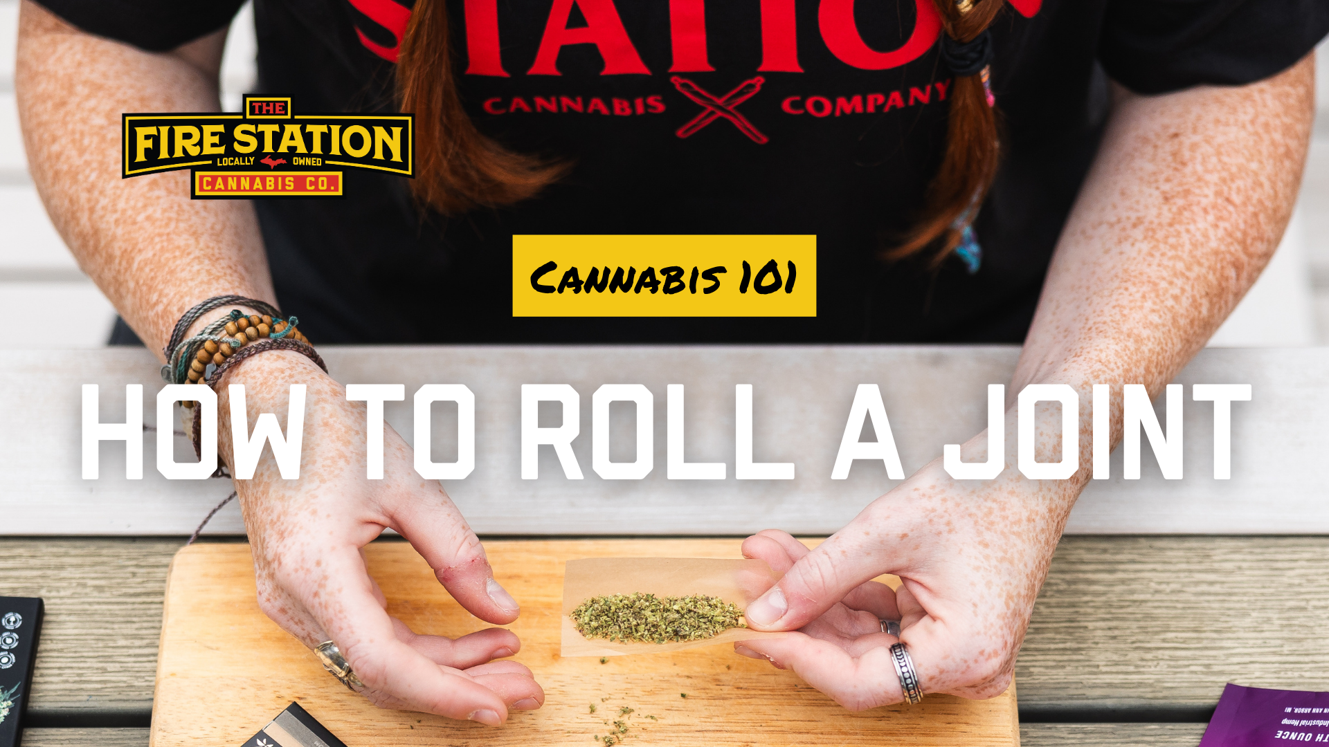 How to roll a joint with The Fire Station Cannabis Company