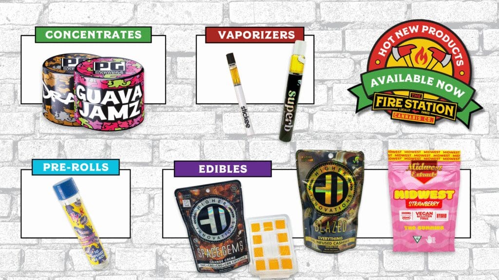Check out new vaporizers, edibles and pre-rolls at The Fire Station Cannabis Company, a Michigan-based cannabis dispensary