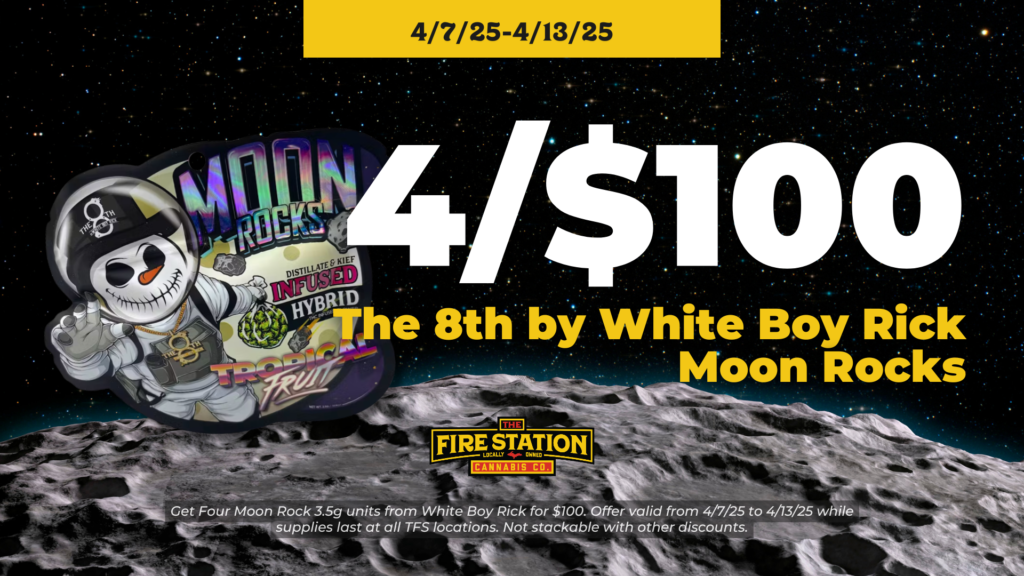 Shop The 8th by White Boy Rick Moon Rocks at The Fire Station Cannabis Company, an Upper Peninsula dispensary.