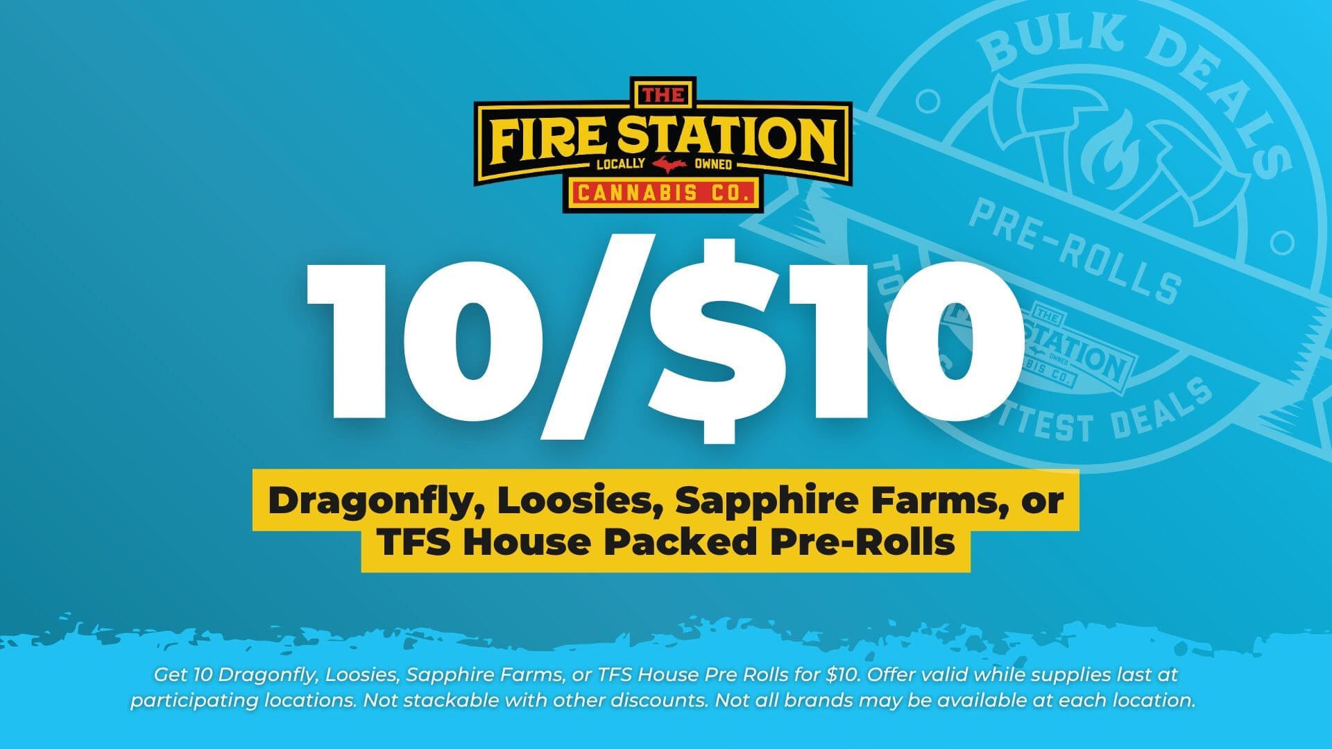 Bulk Deal – 10/$10 Non-Infused Pre-Rolls