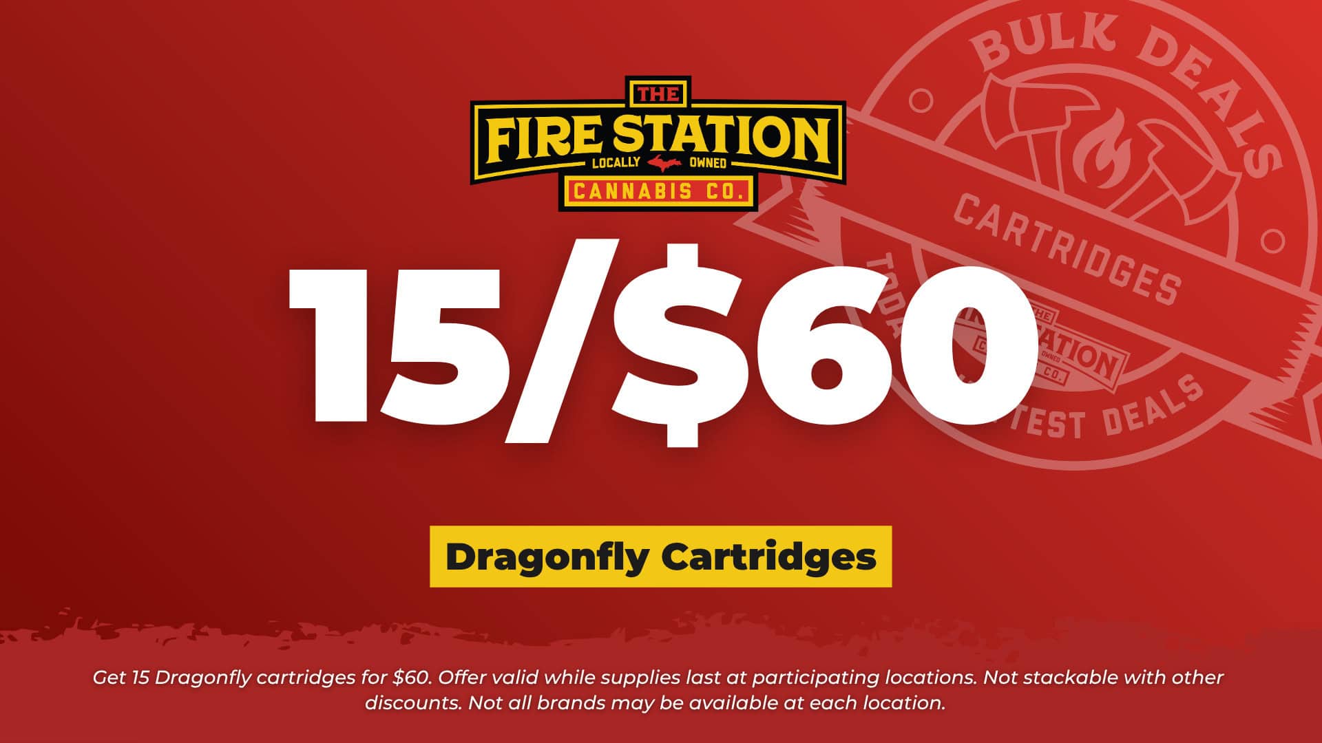 Bulk Deal – 15/$60 Cartridges