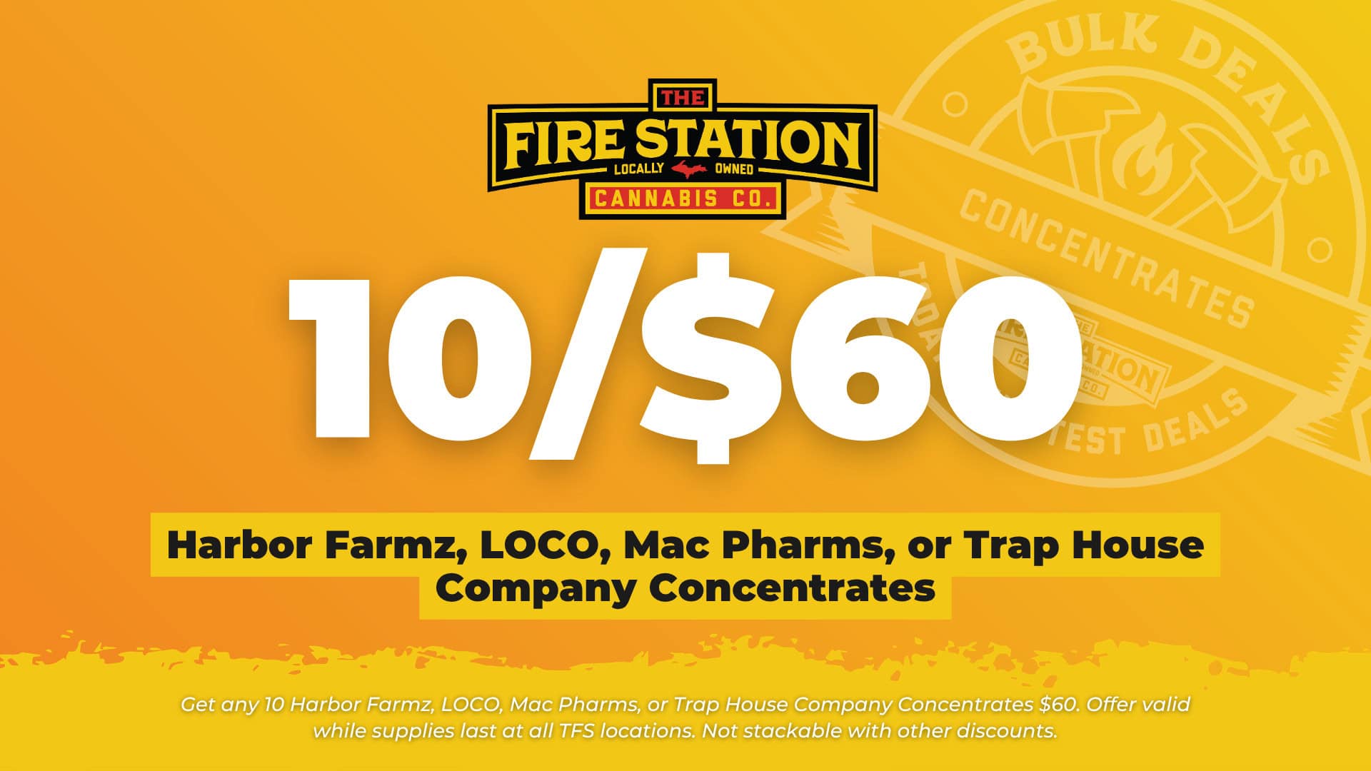 Bulk Deal – 10/$60 Concentrates