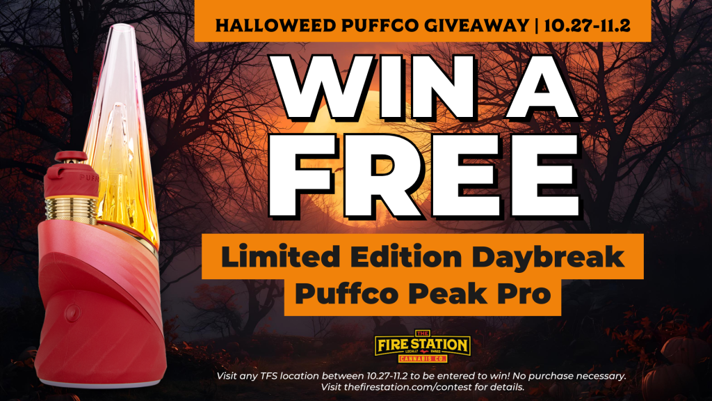 Visit any TFS location between 10.27-11.2 to be entered to win! No purchase necessary. Visit thefirestation.com/contest for details.