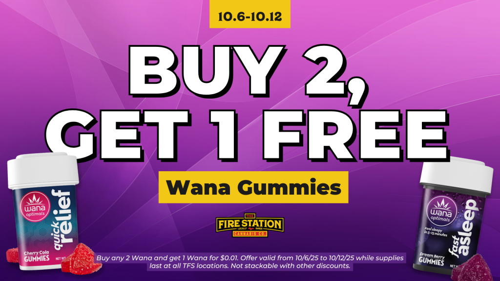 Buy any 2 Wana and get 1 Wana for $0.01. Offer valid from 10/6/25 to 10/12/25 while supplies last at all TFS locations. Not stackable with other discounts.