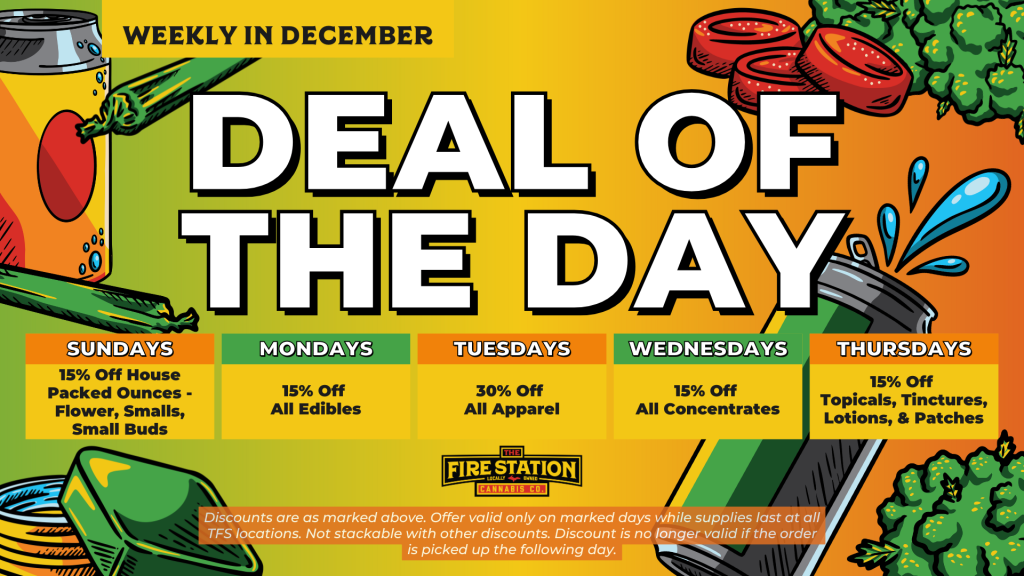 Discounts are as marked above. Offer valid only on marked days while supplies last at all TFS locations. Not stackable with other discounts. Discount is no longer valid if the order is picked up the following day.