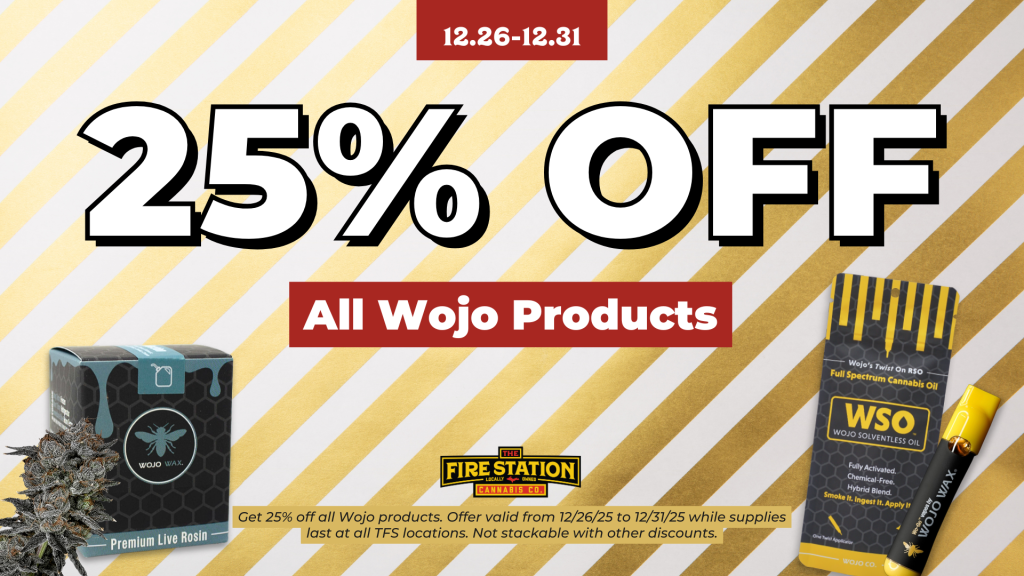 Get 25% off all Wojo products. Offer valid from 12/26/25 to 12/31/25 while supplies last at all TFS locations. Not stackable with other discounts.