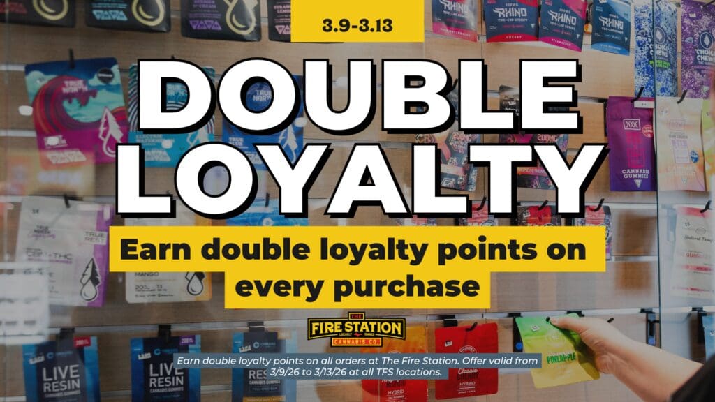 Earn double loyalty points on all orders at The Fire Station. Offer valid from 3/9/26 to 3/13/26 at all TFS locations.
