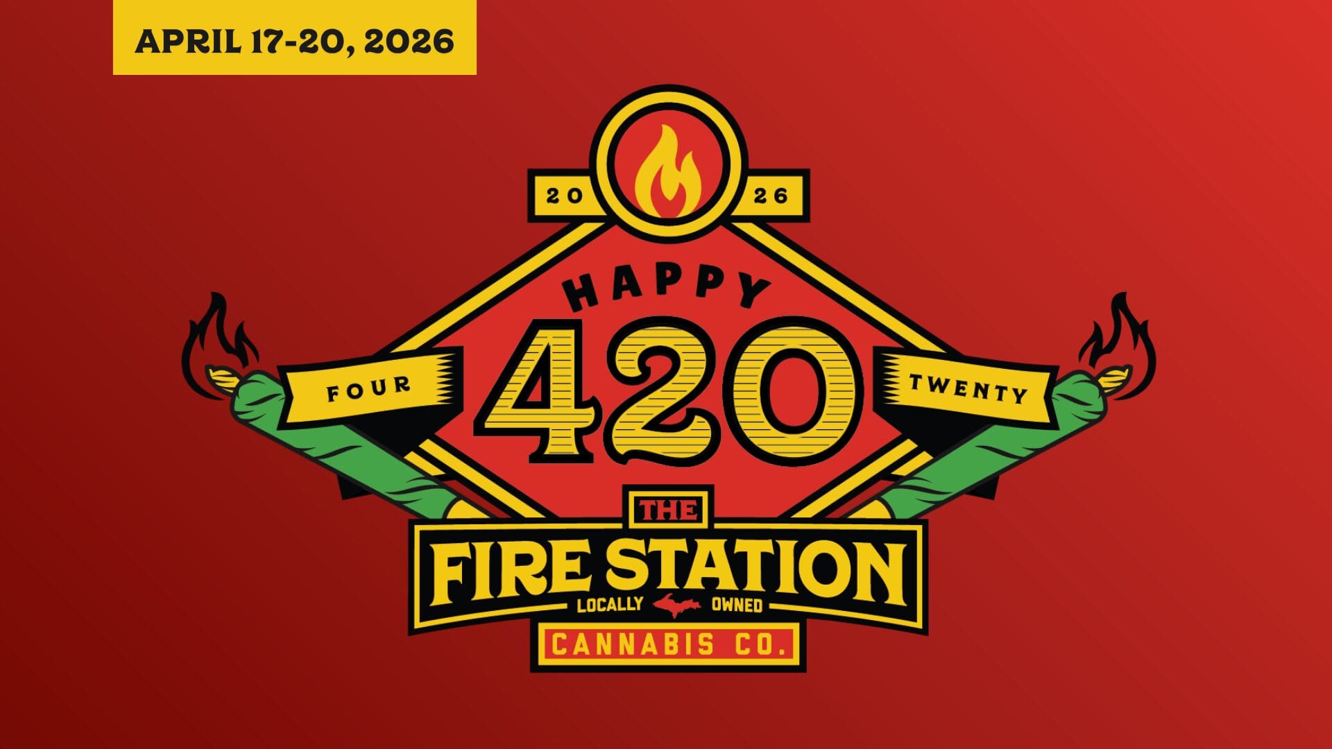 4/20 deals at The Fire Station Cannabis Company, a dispensary in the Upper Peninsula of Michigan.