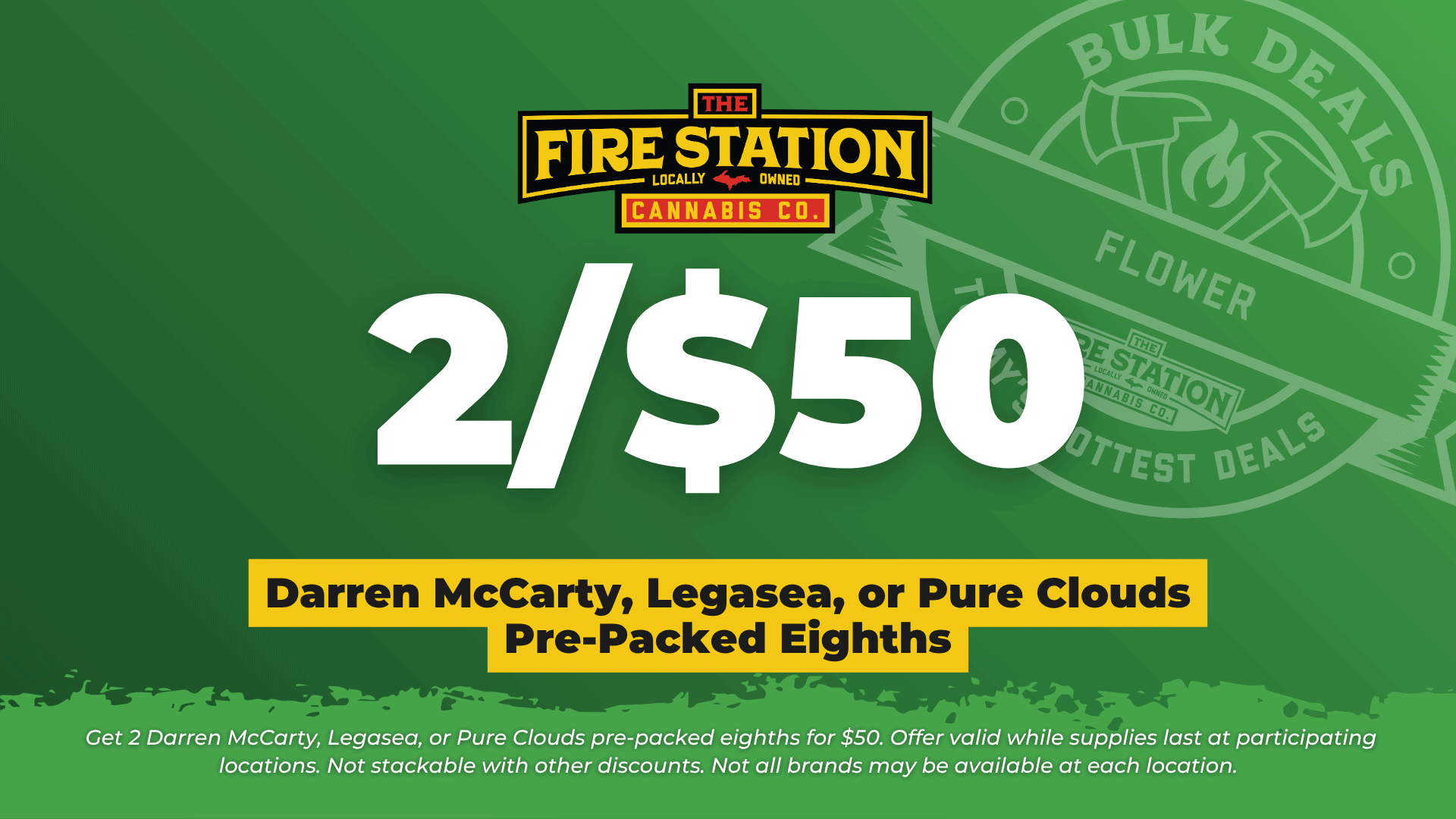 Bulk Deal – 2/$50 Pre-Packed Eighths