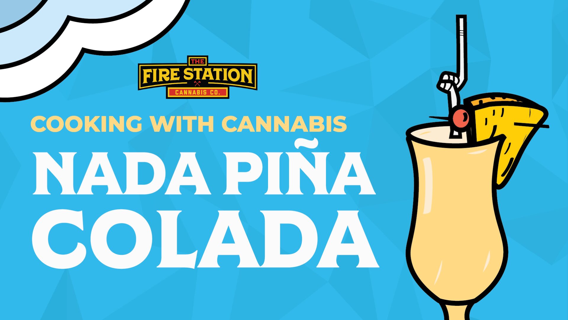 Transport yourself to the tropics with a fresh and creamy non-alcoholic, cannabis-infused Piña Colada. Swap the rum for your favorite cannabis tincture for a custom buzz. This mocktail is a vacation in a glass, no flight required!