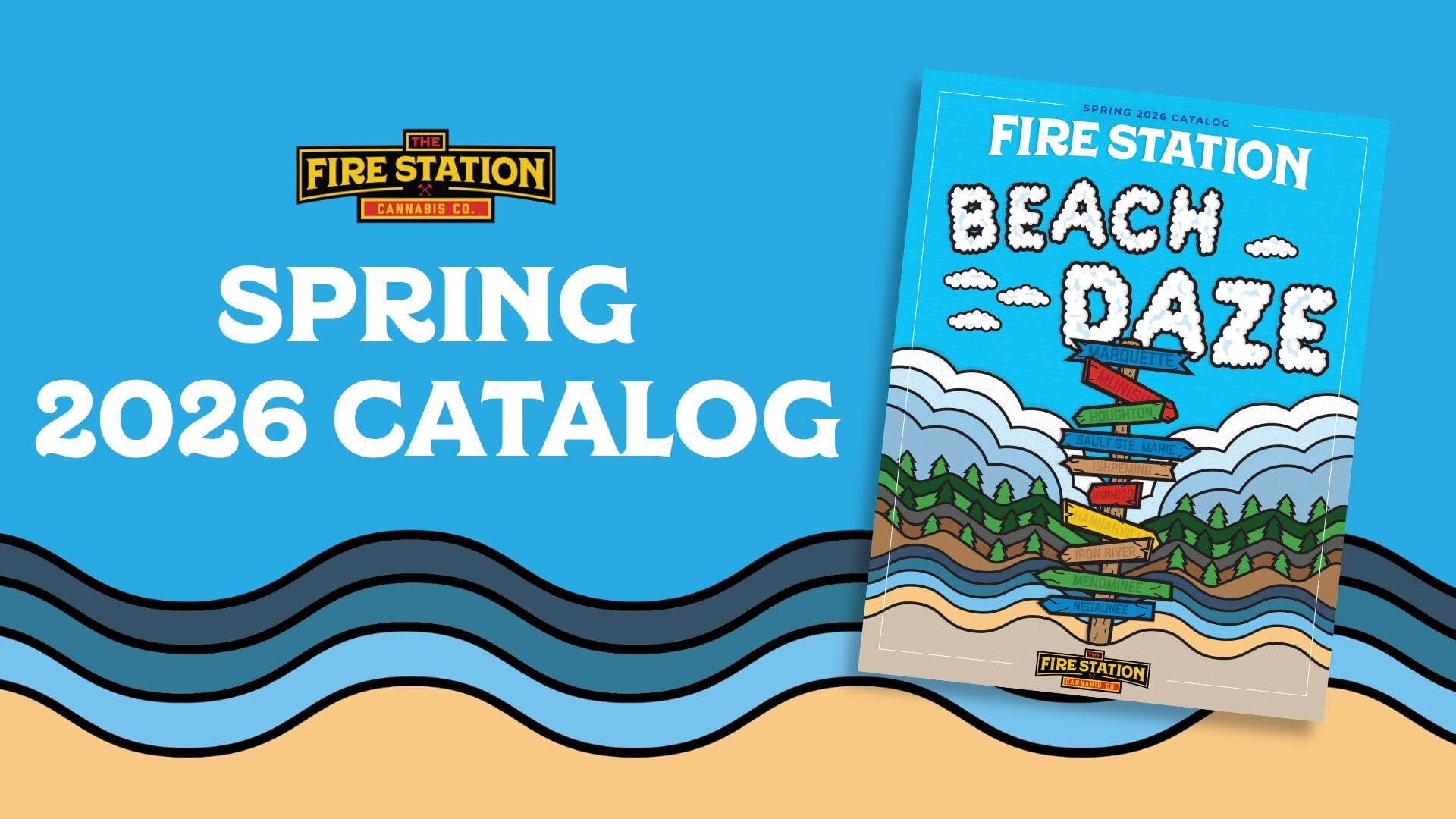 Ready for a mental vacation? Dive into The Fire Station’s Spring 2026 Catalog, Beach Daze. We’re bringing the sunshine to you with a curated selection of products designed to turn any afternoon into a day at the beach.