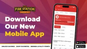 Download The Fire Station's Mobile App on the Apple App Store and Google Play.