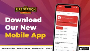 Download The Fire Station's Mobile App on the Apple App Store and Google Play.