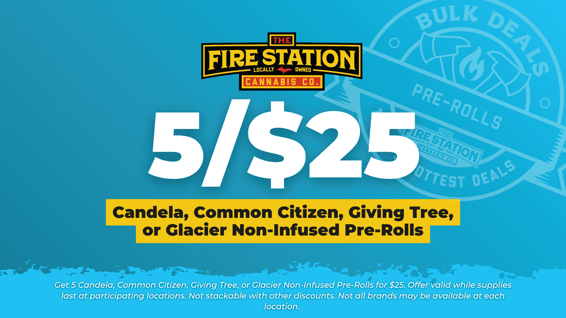 Bulk Deal – 5/$25 Non-Infused Pre-Rolls