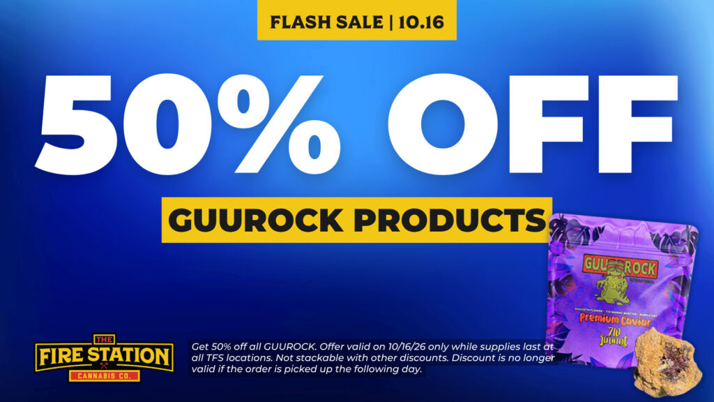Get 50% off all GUUROCK. Offer valid on 10/16/26 only while supplies last at all TFS locations. Not stackable with other discounts. Discount is no longer valid if the order is picked up the following day.