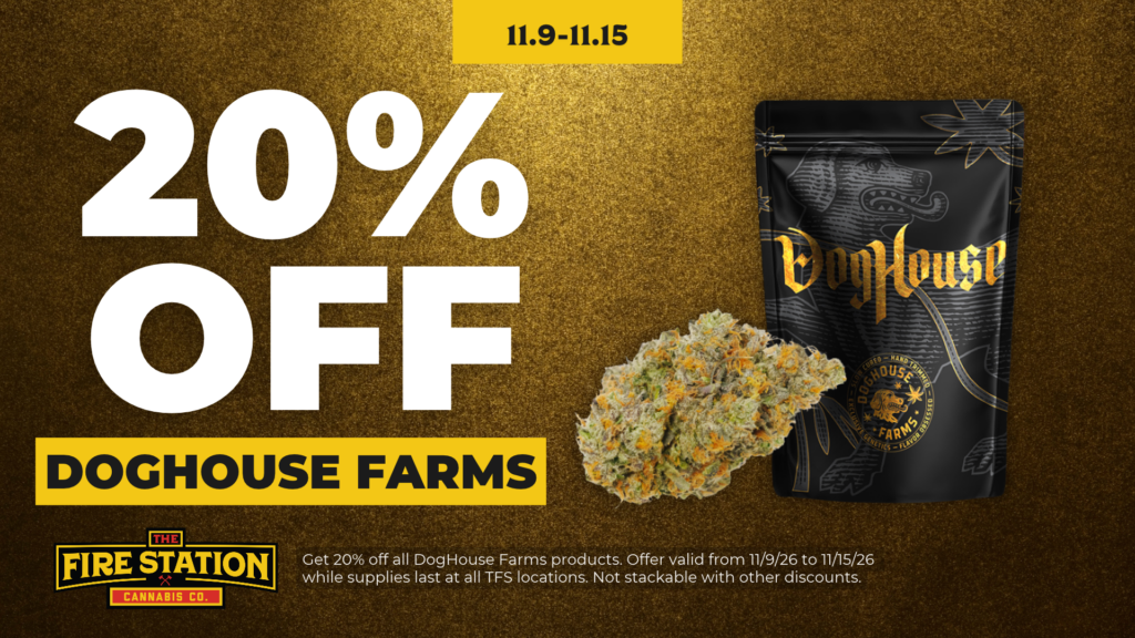 Get 20% off all DogHouse Farms products. Offer valid from 11/9/26 to 11/15/26 while supplies last at all TFS locations. Not stackable with other discounts.